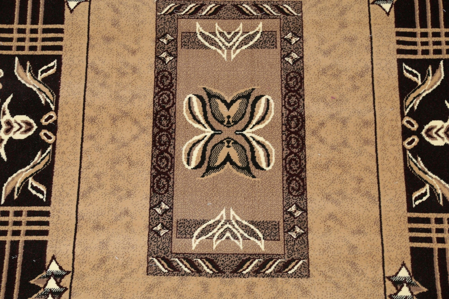 Light Brown Geometric Modern Turkish Oriental 5x7 Area Rug