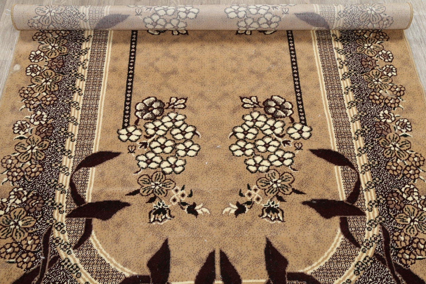 Brown Floral Modern Turkish Oriental 5x7 Area Rug