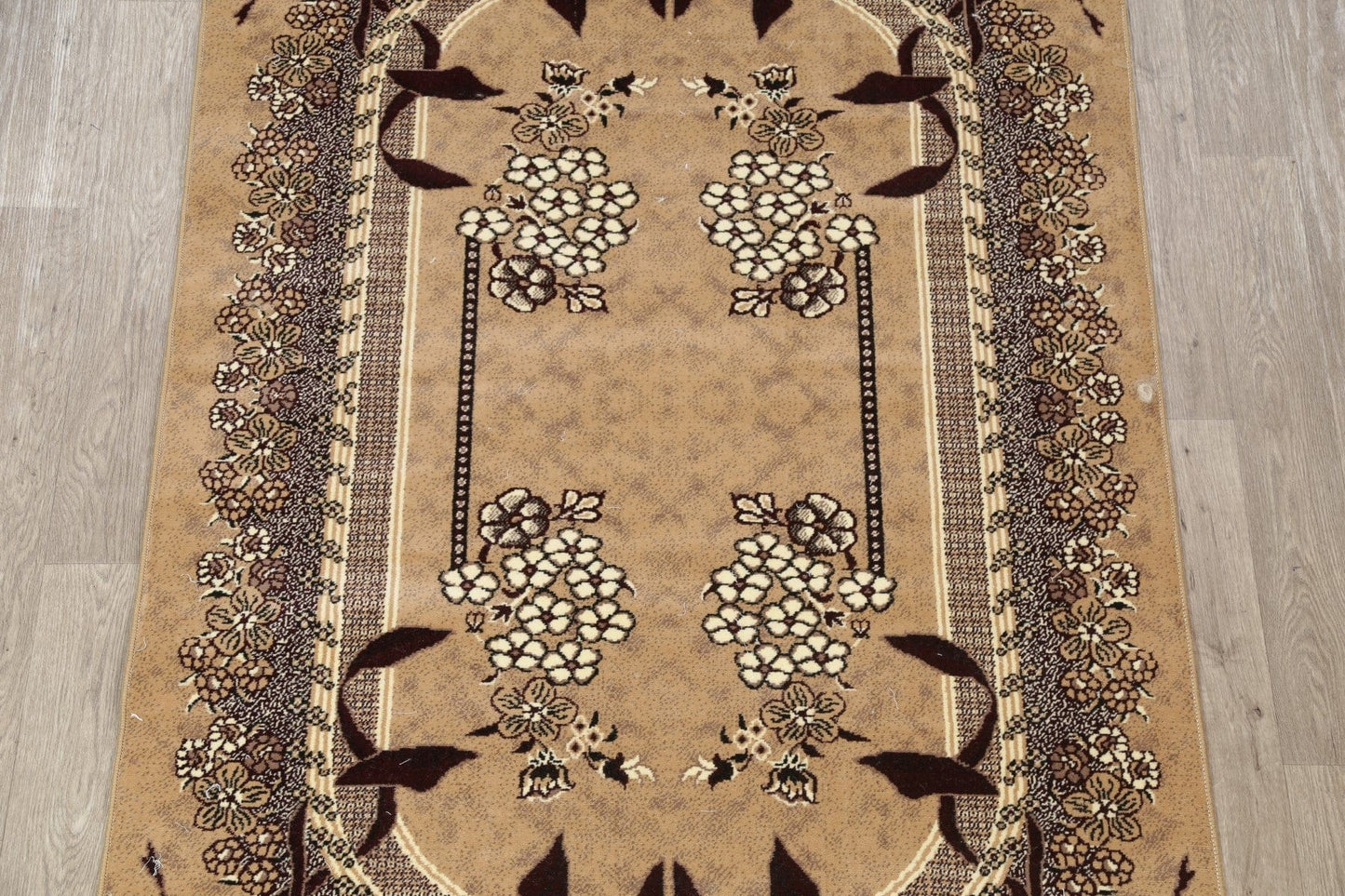 Brown Floral Modern Turkish Oriental 5x7 Area Rug