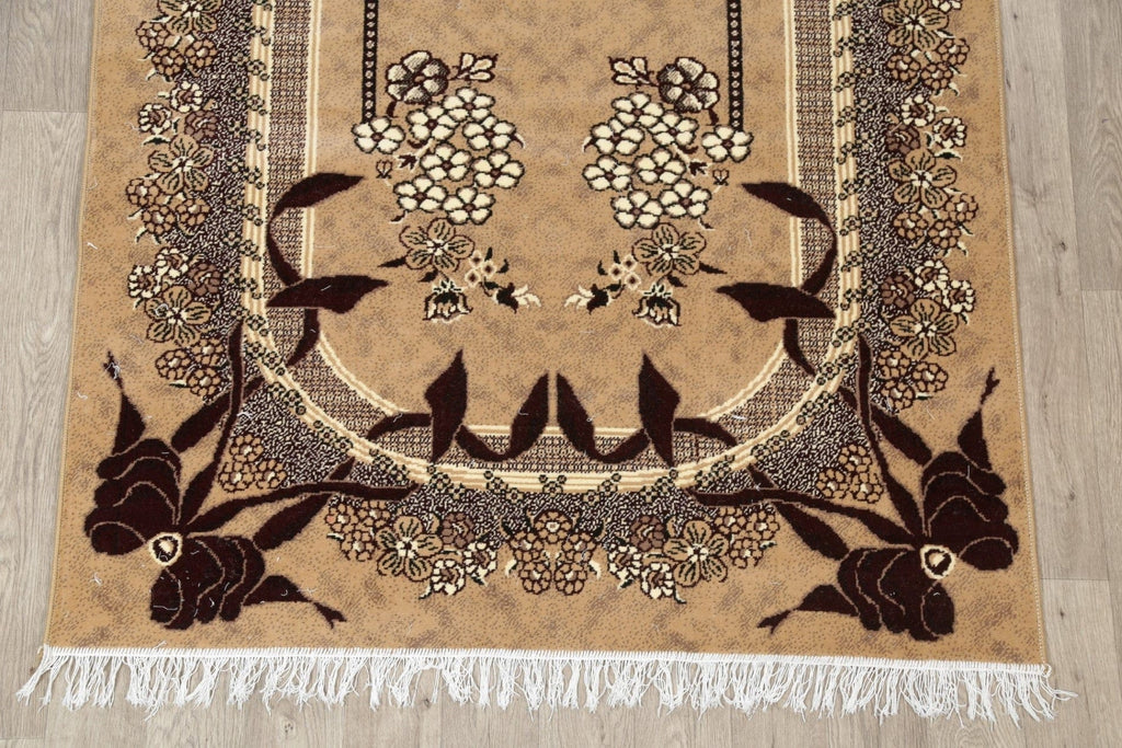 Brown Floral Modern Turkish Oriental 5x7 Area Rug