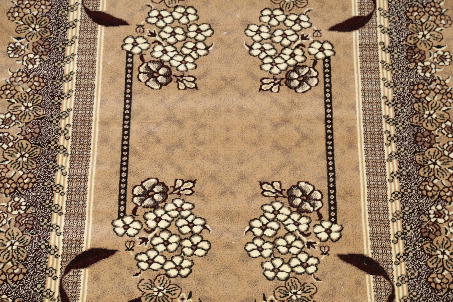 Brown Floral Modern Turkish Oriental 5x7 Area Rug