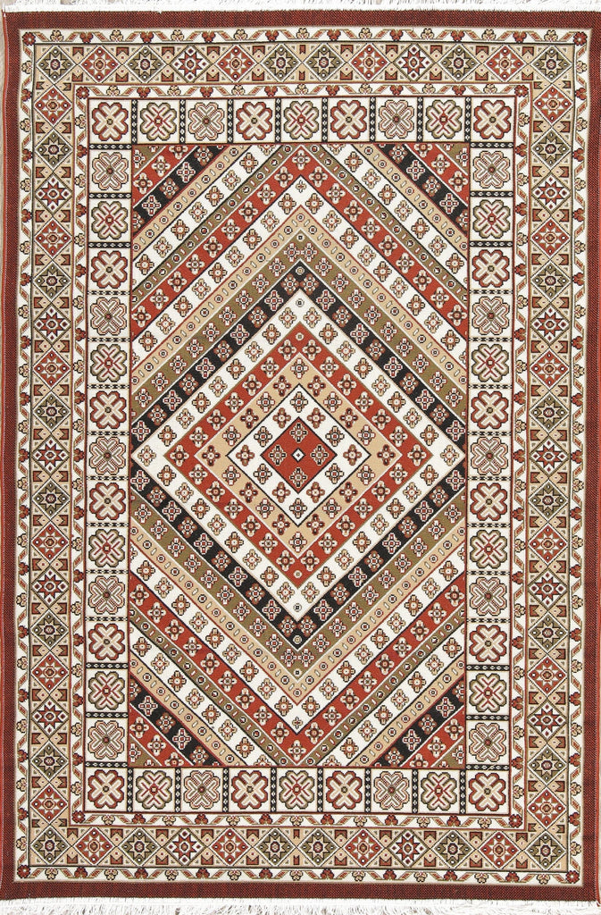 Geometric Kilim Shiraz Turkish Oriental 5x7 Area Rug