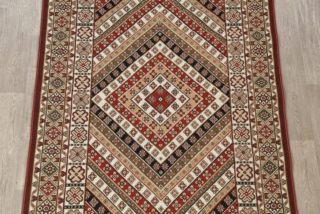 Geometric Kilim Shiraz Turkish Oriental 5x7 Area Rug