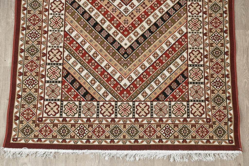 Geometric Kilim Shiraz Turkish Oriental 5x7 Area Rug