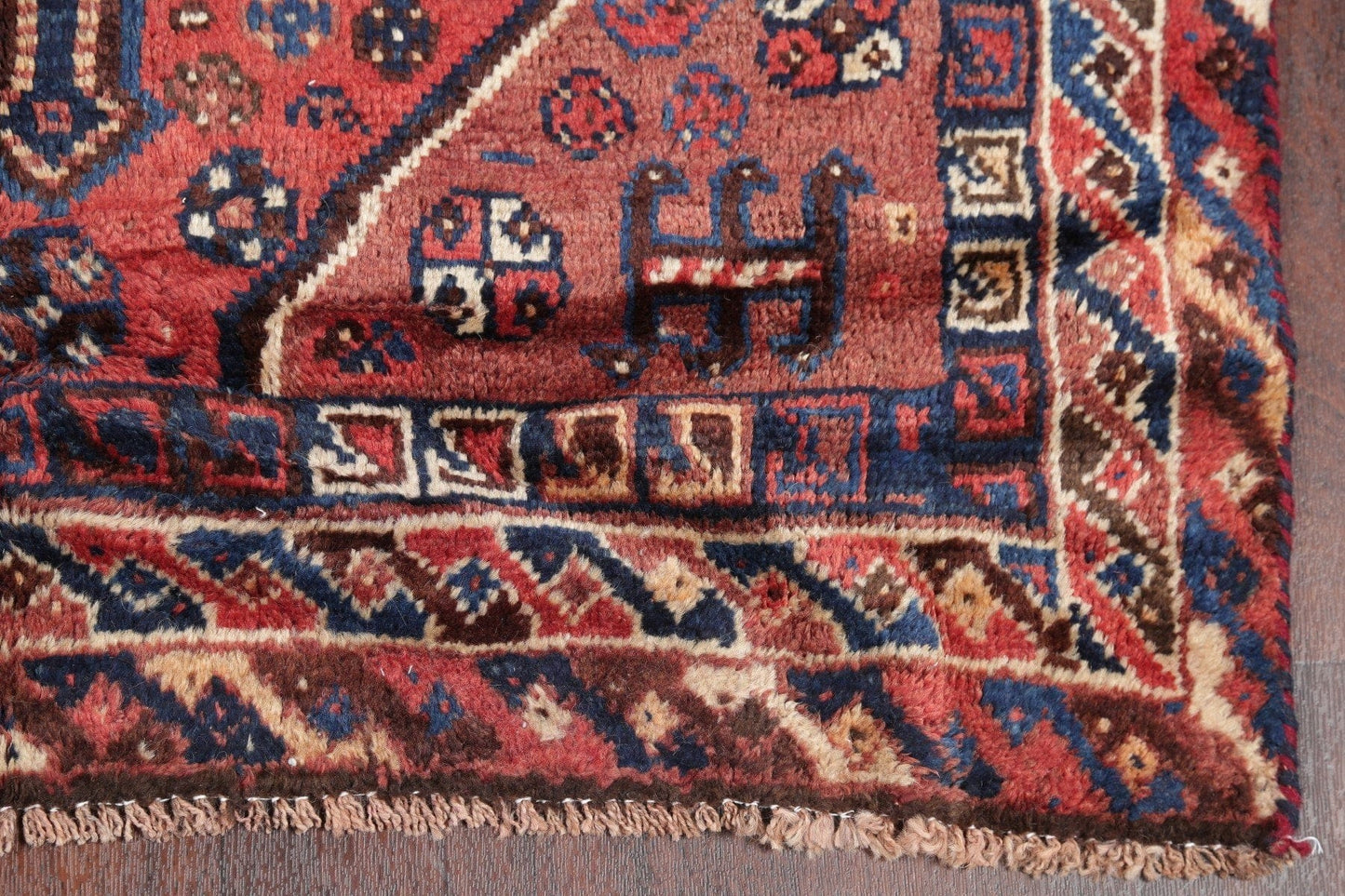 Antique Tribal Lori Persian Hand-Knotted 4x7 Wool Area Rug