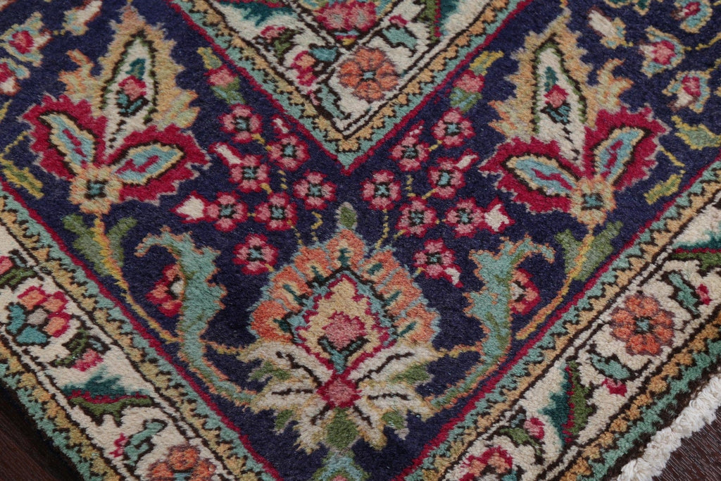 Traditional Floral Tabriz Persian Hand-Knotted 7x10 Wool Area Rug