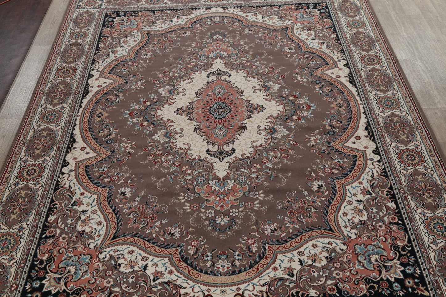 Floral Tabriz Turkish Oriental 10x13 Wool Acrylic Area Rug