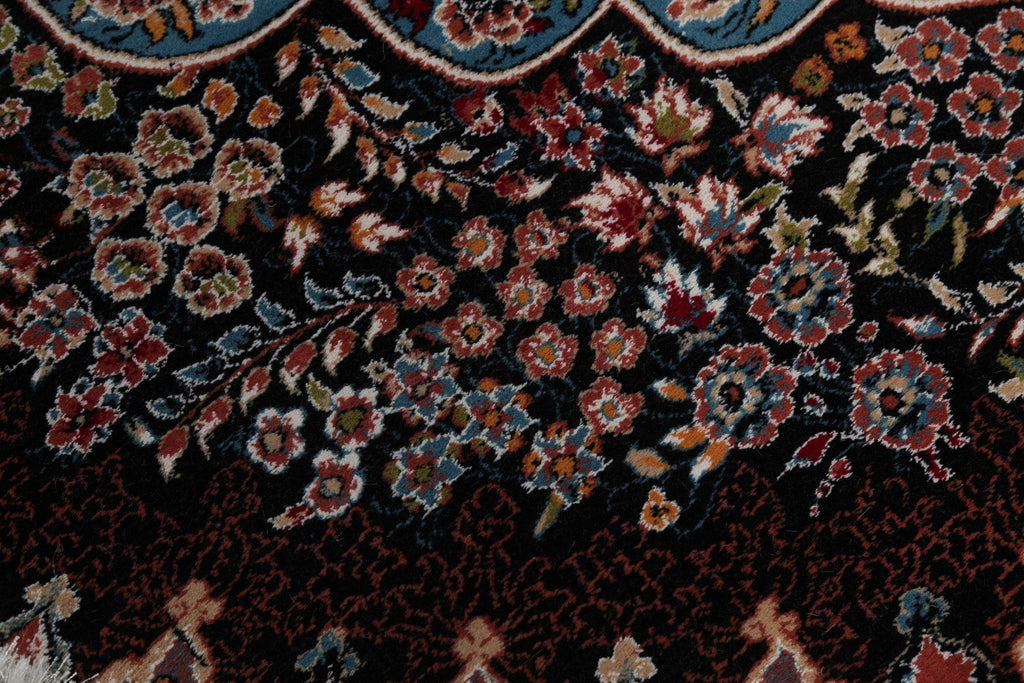 Black Tabriz Turkish Area Rug 10x13