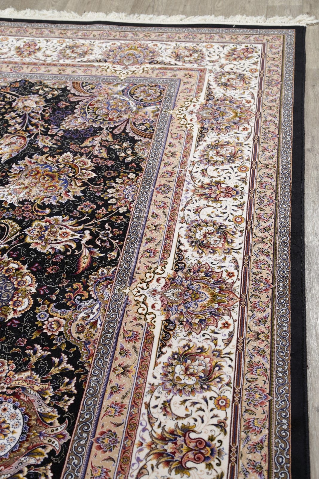 Floral Tabriz Turkish Oriental 10x13 Wool Acrylic Area Rug