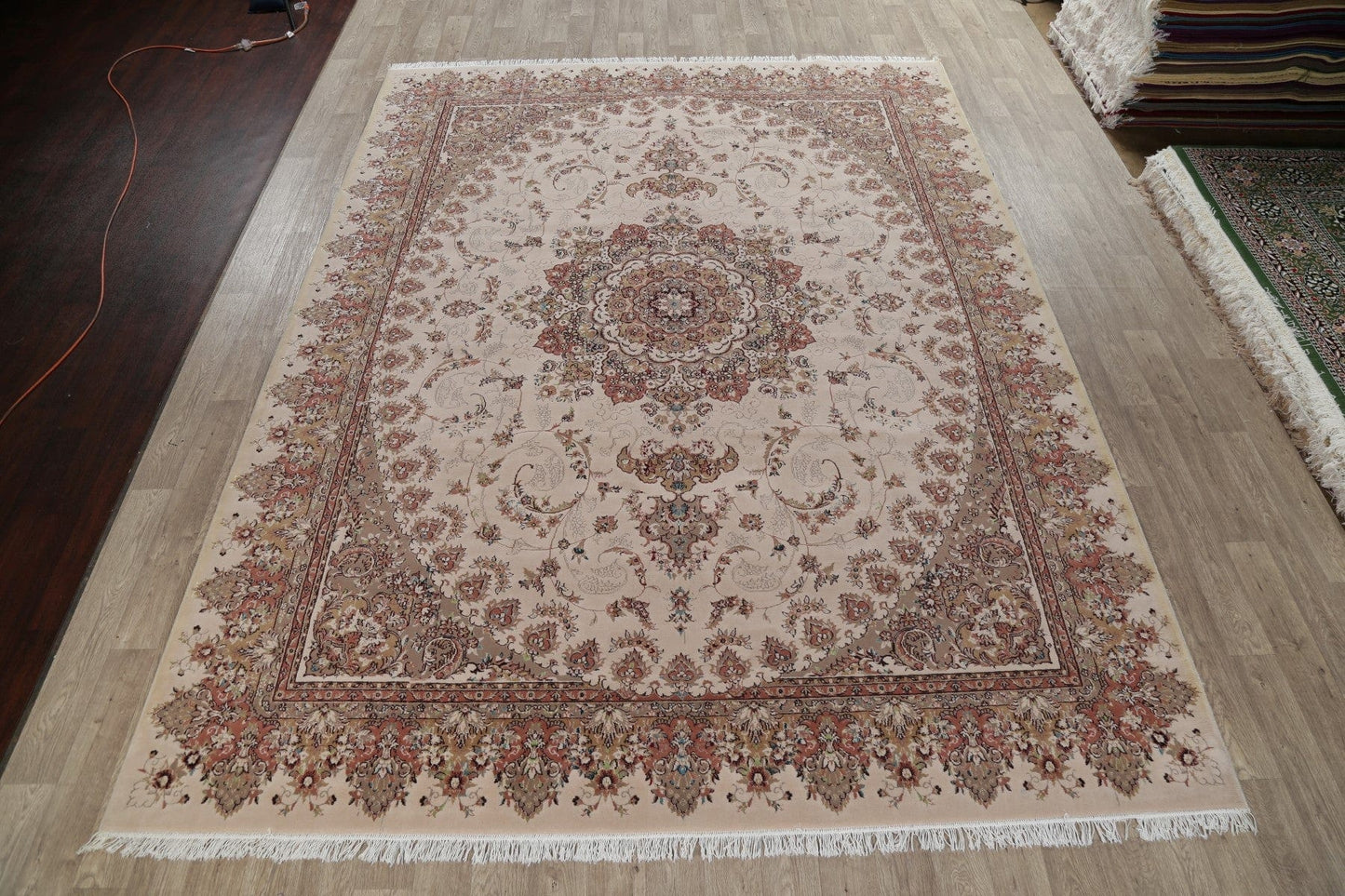 Floral Aubusson Turkish Oriental 10x13 Acrylic Wool Area Rug