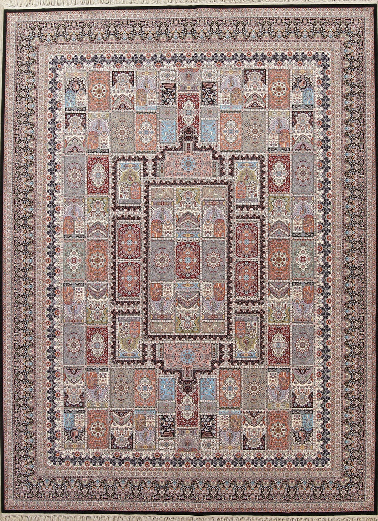 Garden Design Hereke Turkish Oriental 10x13 Acrylic Wool Area Rug