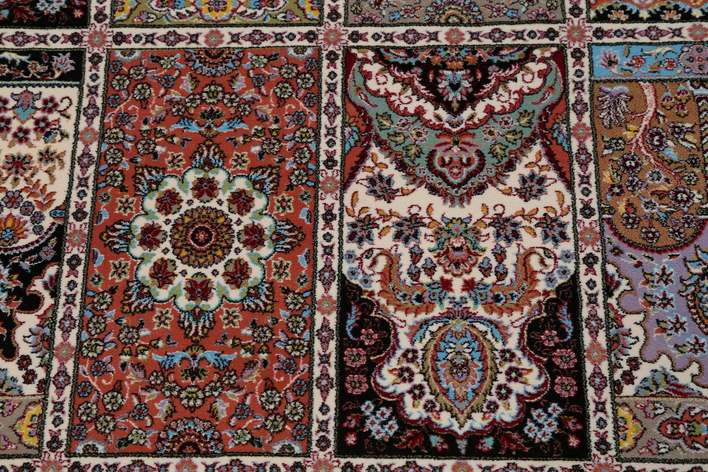 Garden Design Hereke Turkish Oriental 10x13 Acrylic Wool Area Rug