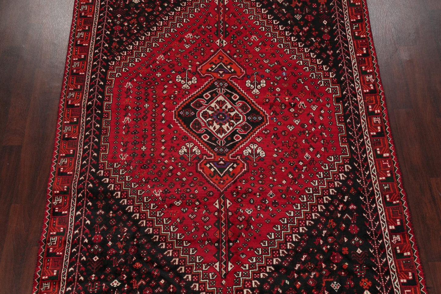 Tribal Geometric Shiraz Persian Area Rug 7x10