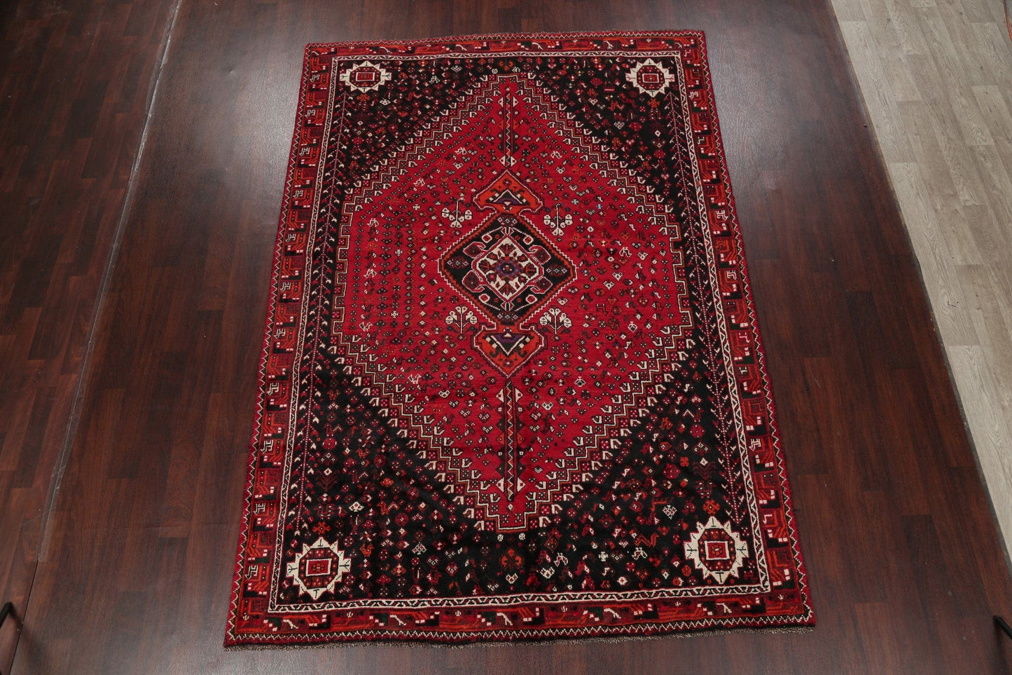 Tribal Geometric Shiraz Persian Area Rug 7x10