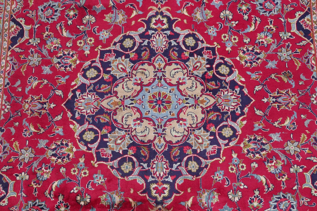 Traditional Floral Kashmar Persian Hand-Knotted 6x10 Wool Area Rug