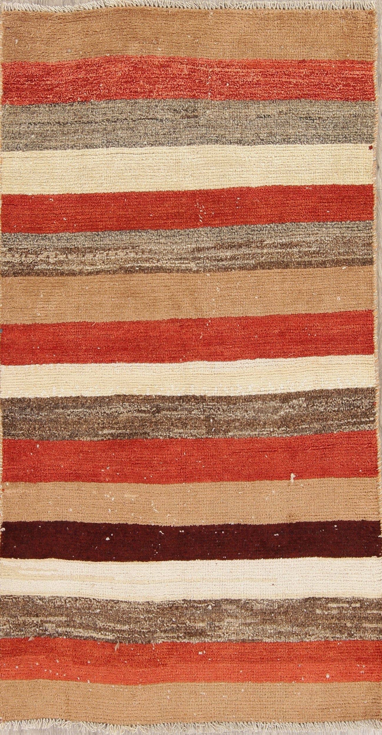 Stripe Gabbeh Persian Rug 3x5 Wool