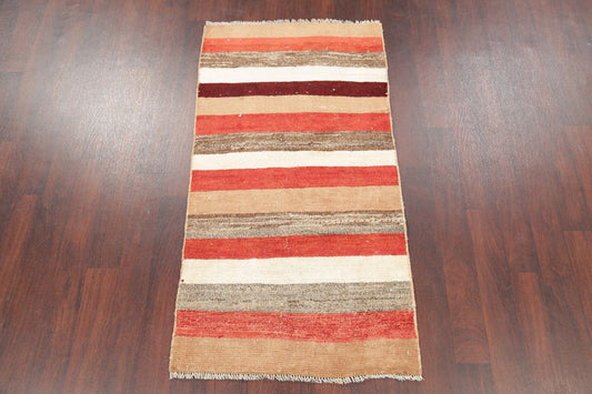 Stripe Gabbeh Persian Rug 3x5 Wool