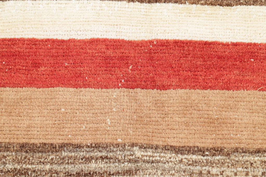 Stripe Gabbeh Persian Rug 3x5 Wool