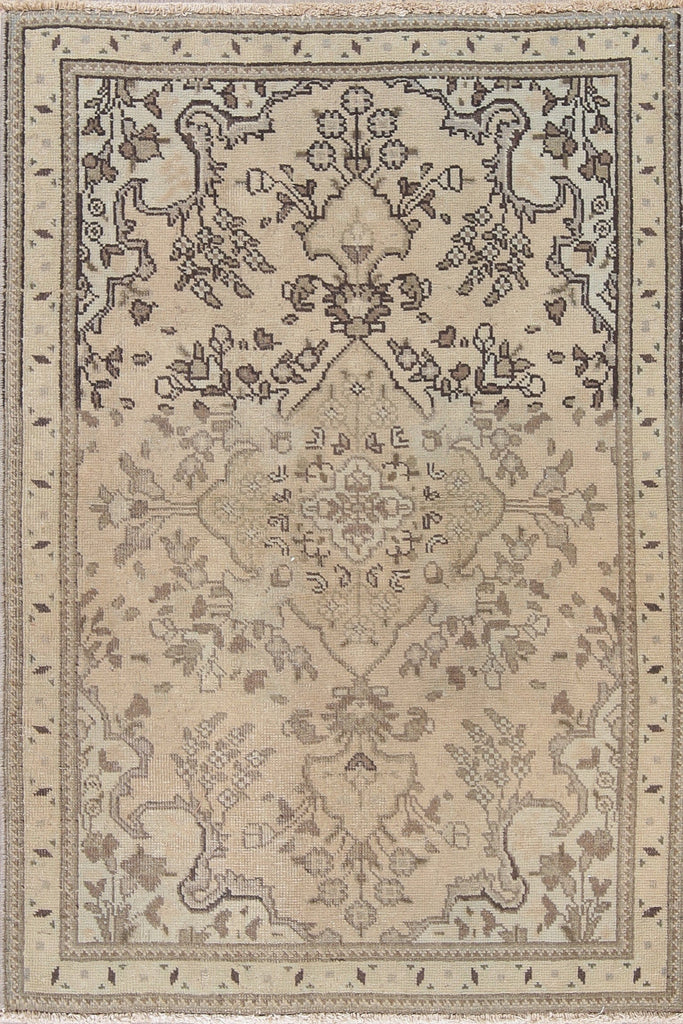 Tabriz Muted Distressed Rug 3x5