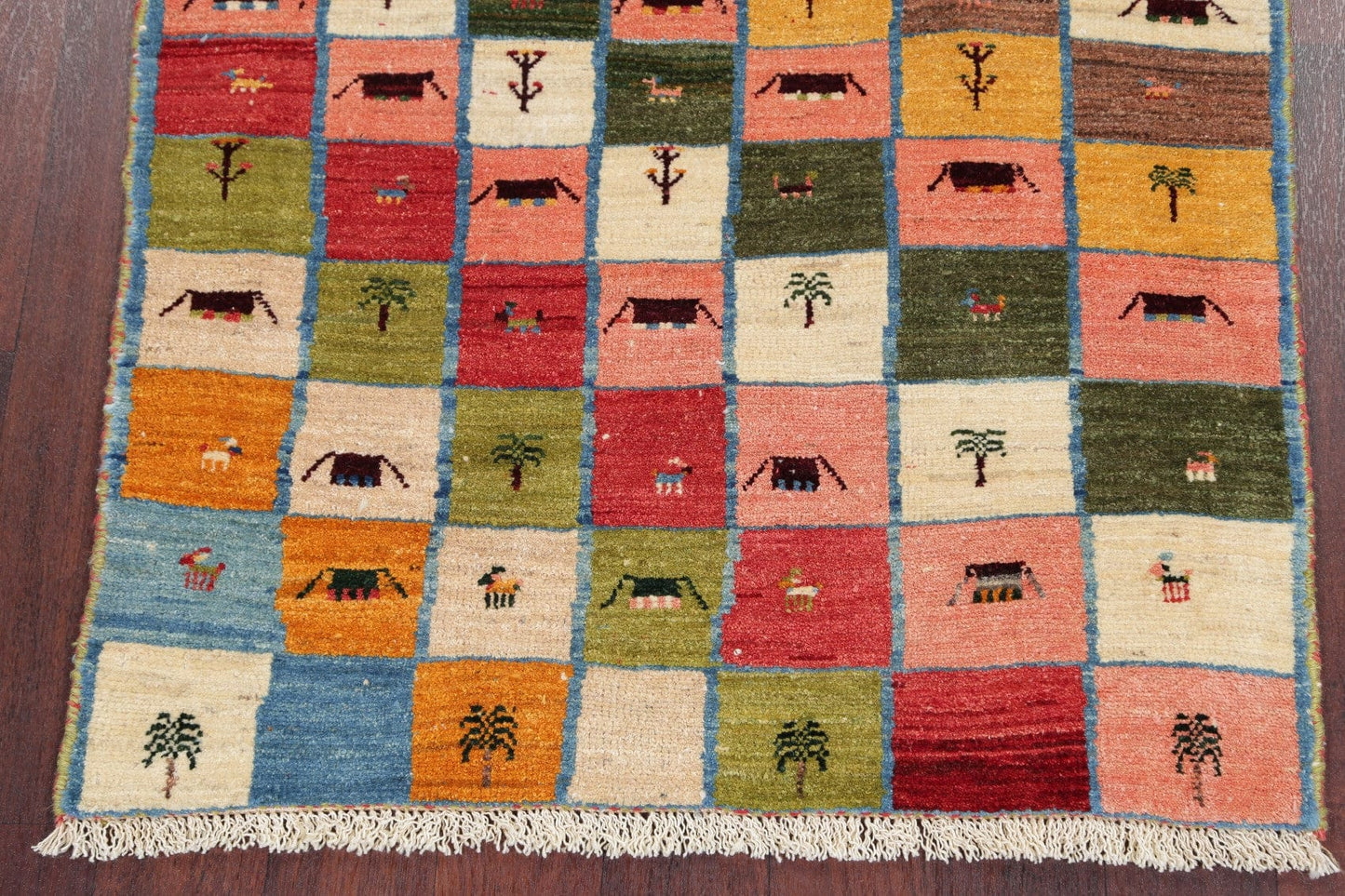 Modern Gabbeh Shiraz Rug 3x5