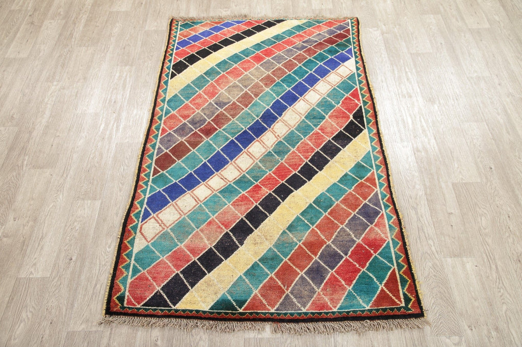 Gabbeh Shiraz Modern Rug 4x7