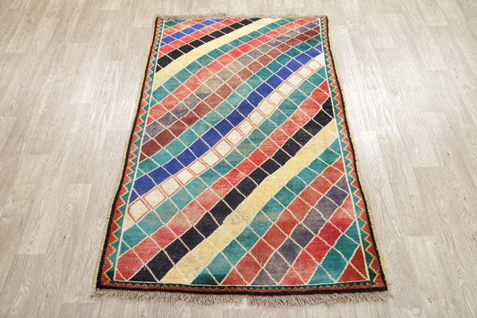 Gabbeh Shiraz Modern Rug 4x7