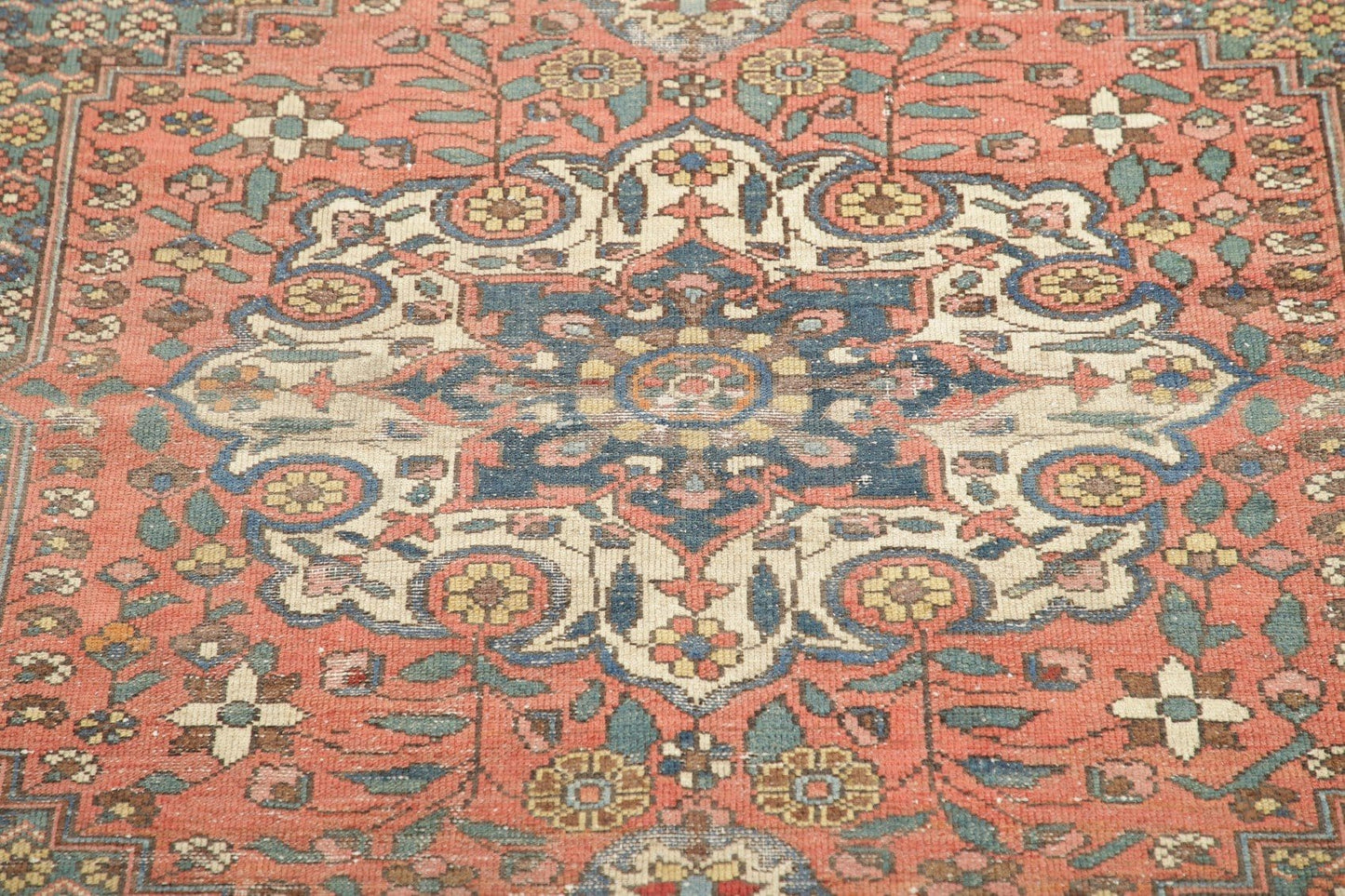 Antique Bakhtiari Persian Rug 4x7