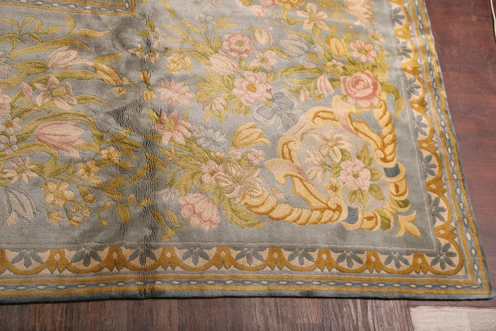 All-Over Floral Savonnerie French Oriental Area Rug 16x21