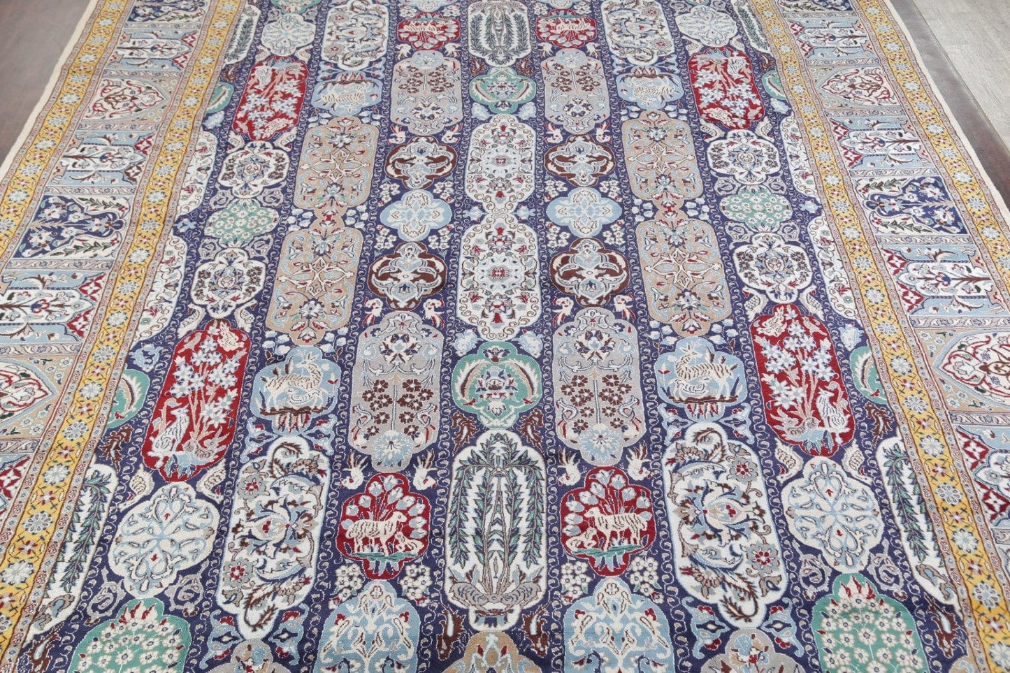 Palace Sized Wool/Silk Nain Persian Rug 16x26