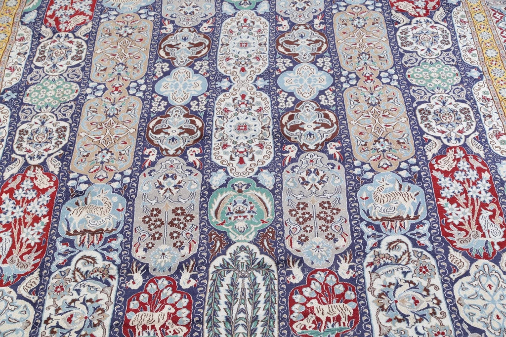 Palace Sized Wool/Silk Nain Persian Rug 16x26