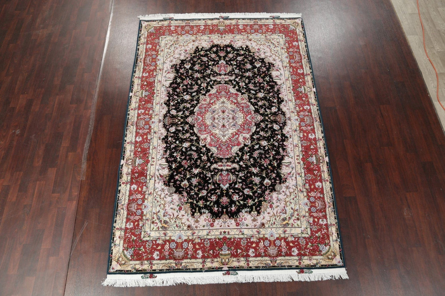 Vegetable Dye Tabriz Wool/Silk Persian Rug 7x10