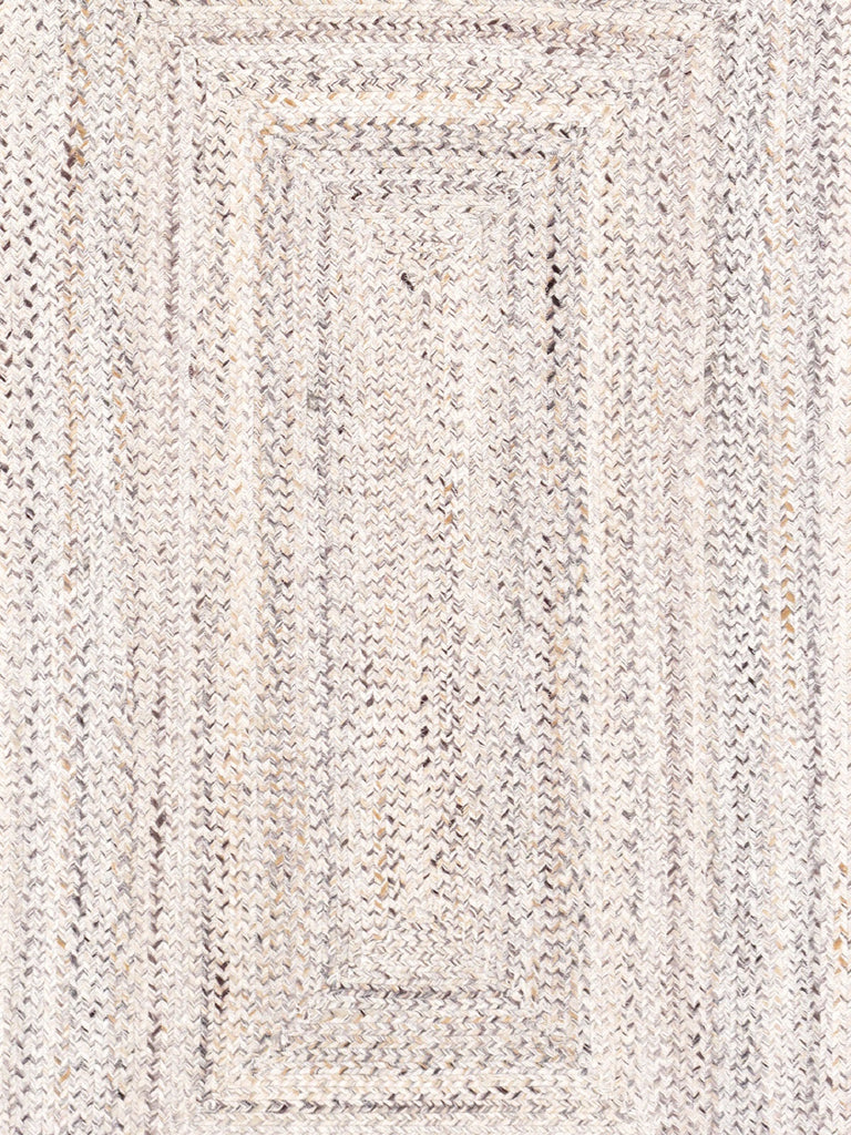 Camilo Hand Braided Indoor/Outdoor Ivory Area Rug- 7' 9'' X 9' 9''