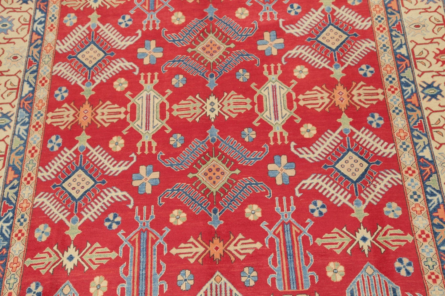 Kazak-Chechen Oriental Area Rug 9x13