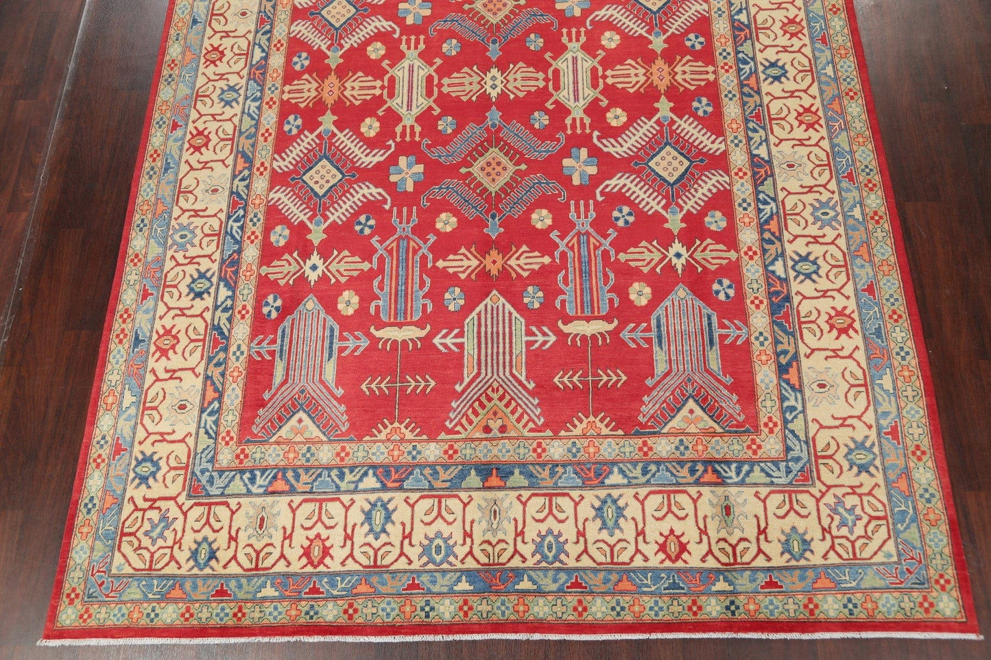 Kazak-Chechen Oriental Area Rug 9x13