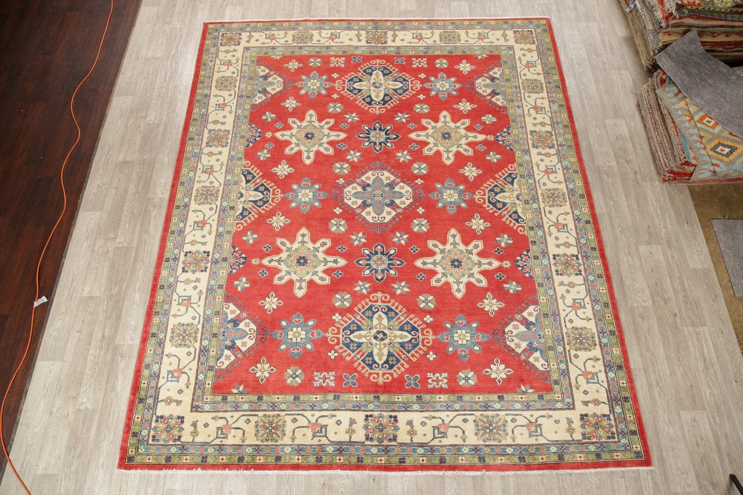 Kazak-Chechen Oriental Area Rug 9x11