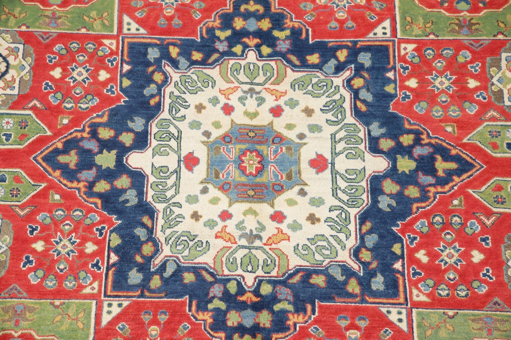 Red Kazak-Chechen Oriental Area Rug 6x8