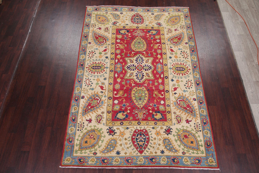 Kazak-Chechen Oriental Area Rug 7x10