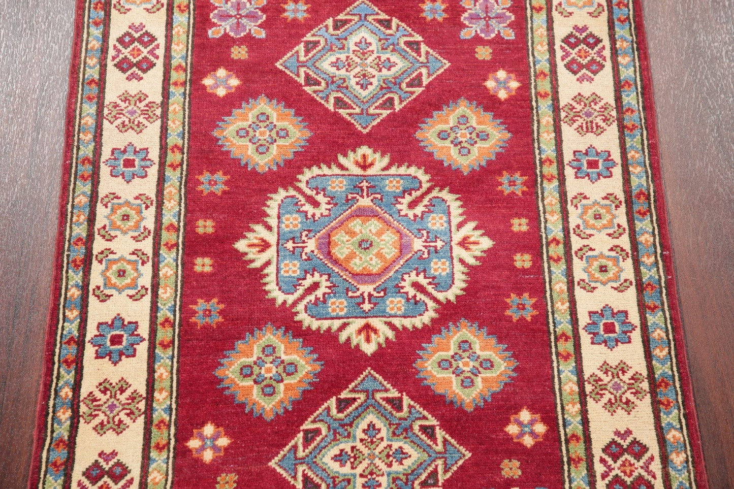 Red Kazak-Chechen Oriental Rug 3x4