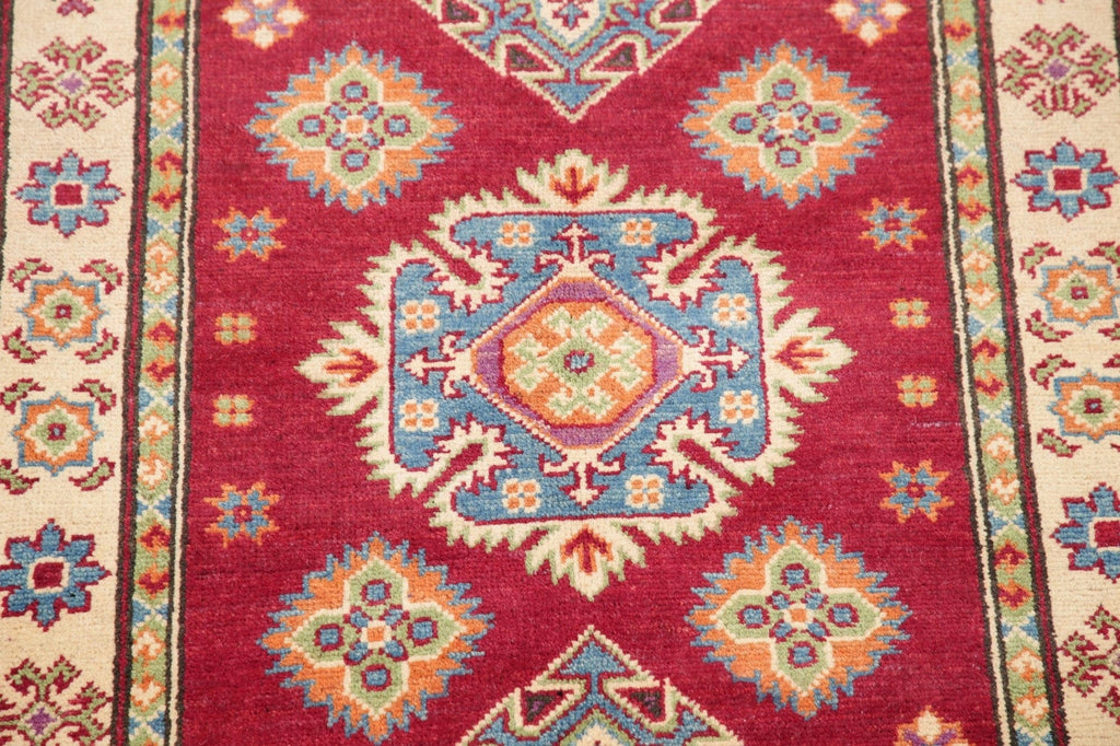 Red Kazak-Chechen Oriental Rug 3x4