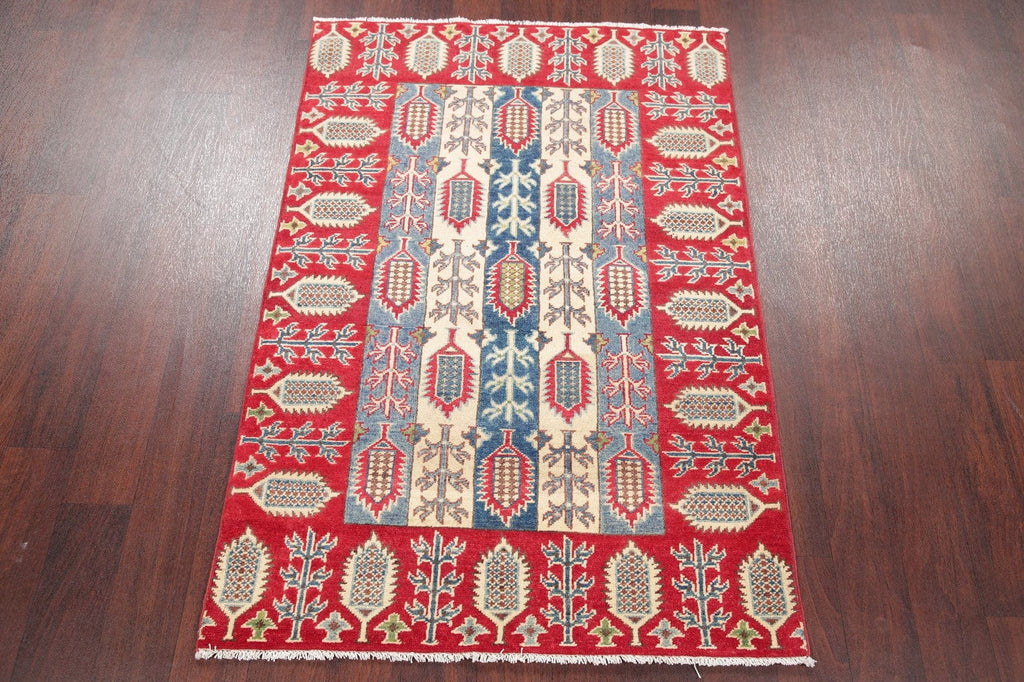 Geometric Kazak Pakistan Wool Rug 3x5