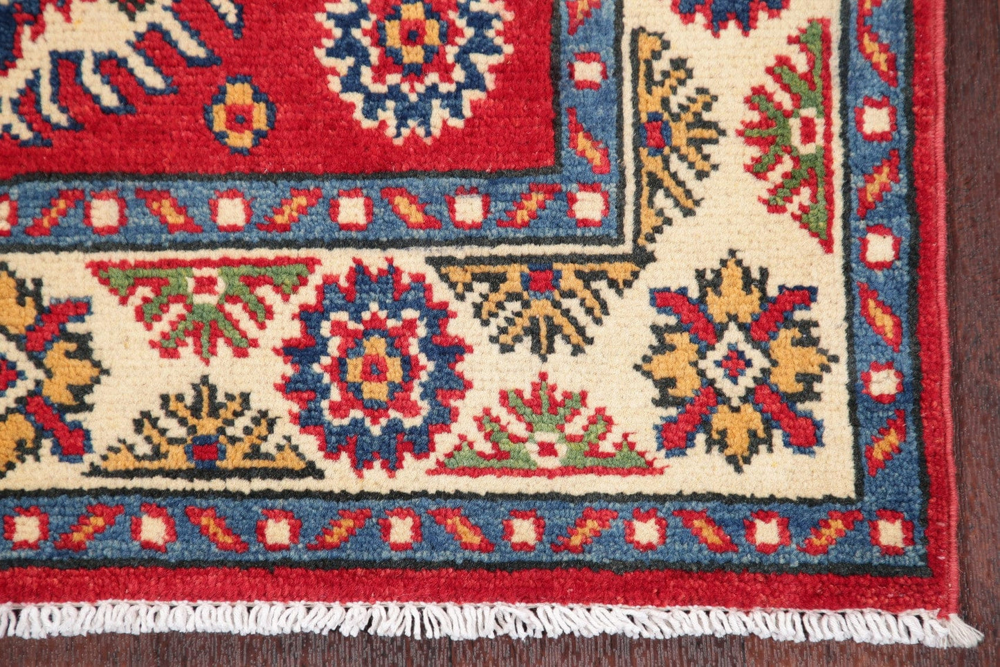 Red Kazak-Chechen Oriental Rug 3x4