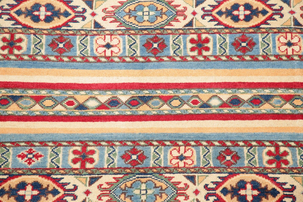 Multi-Color Kazak-Chechen Oriental Rug 3x4