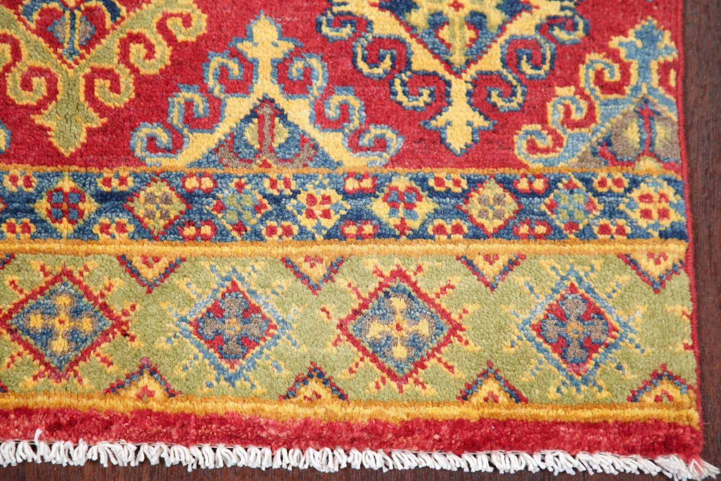 Multi-Color Kazak-Chechen Oriental Rug 3x4