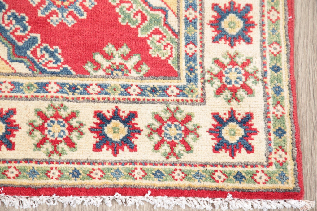 Red Kazak-Chechen Oriental Rug 3x4