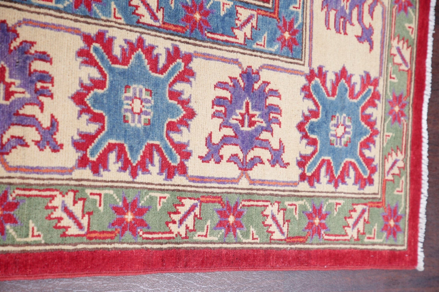 Geometric Kazak Pakistan Wool Rug 8x10