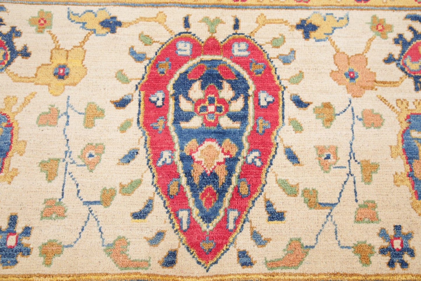 Red Kazak-Chechen Oriental Area Rug 8x11