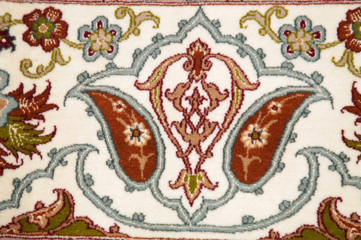 Masterpiece Wool/Silk Isfahan Persian Area Rug 8x12