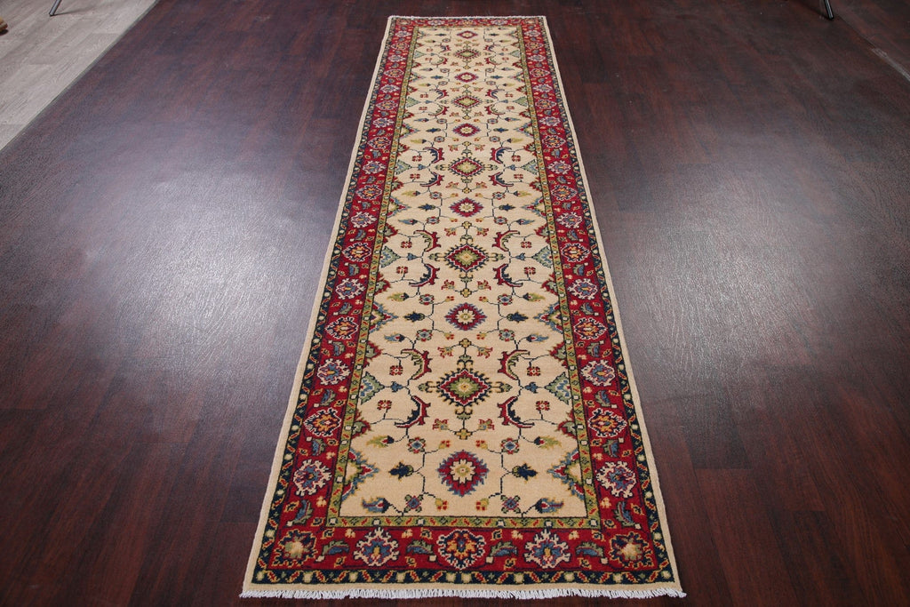 Kazak-Chechen Oriental Runner Rug 3x10