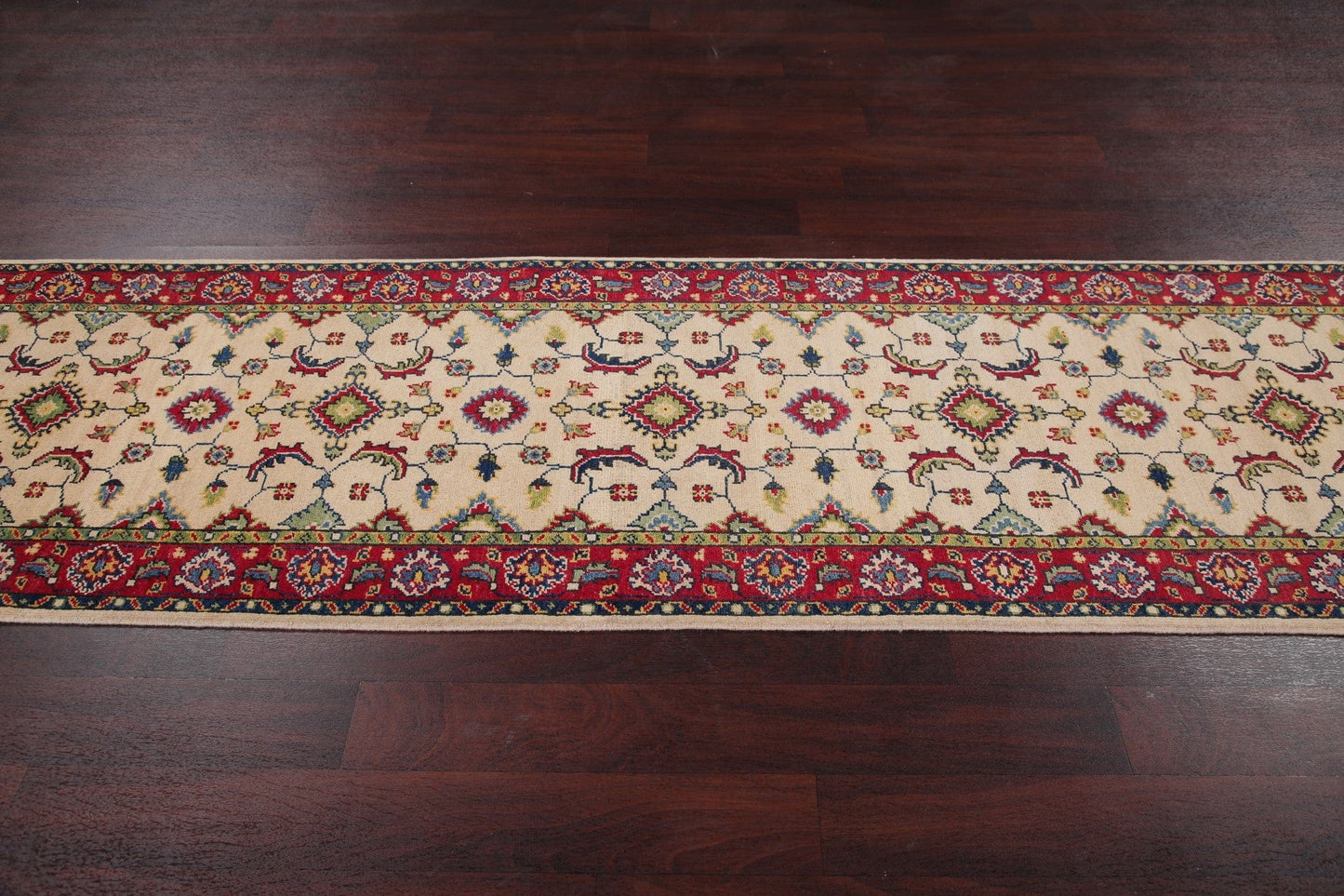 Kazak-Chechen Oriental Runner Rug 3x10