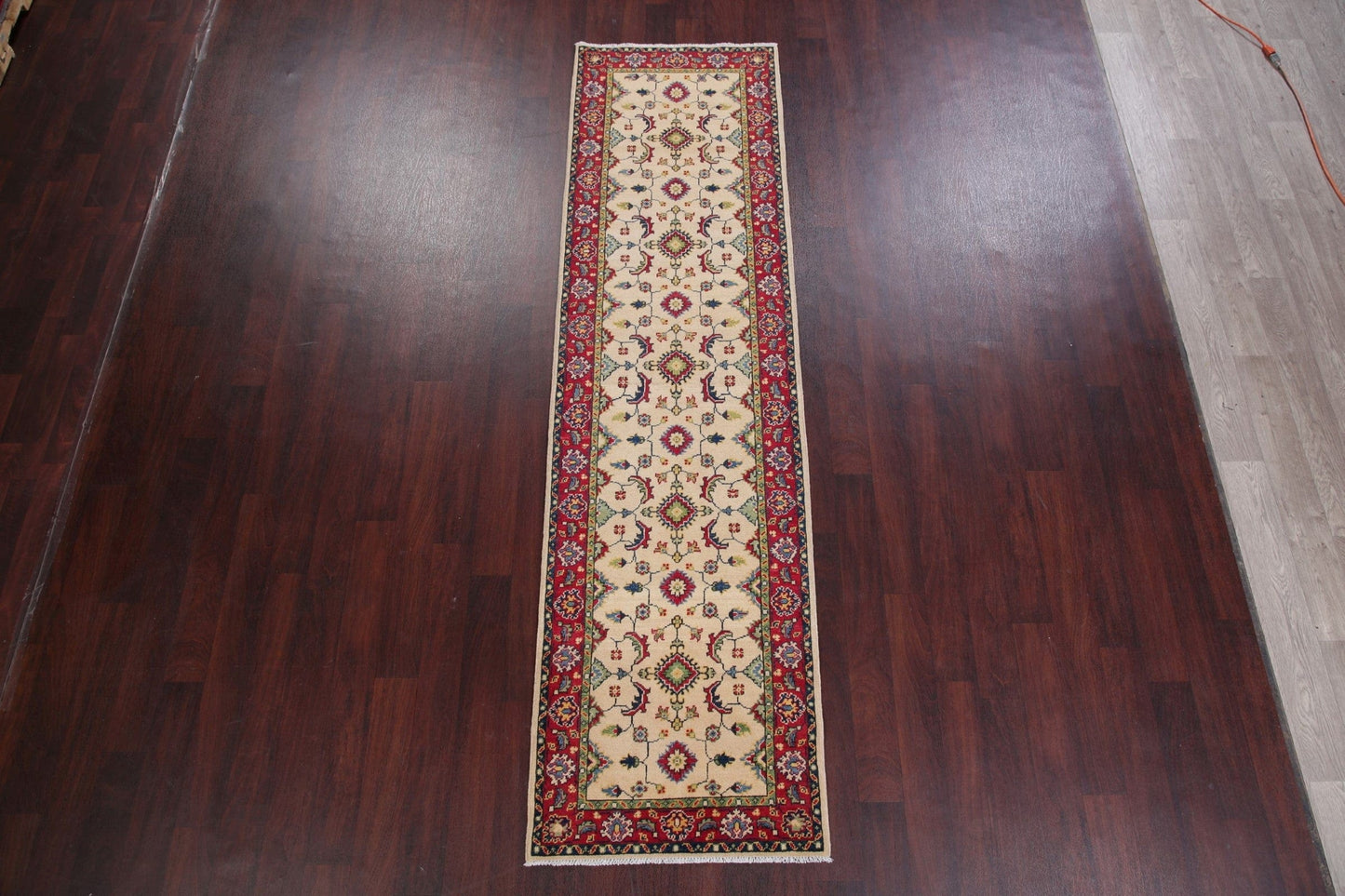 Kazak-Chechen Oriental Runner Rug 3x10